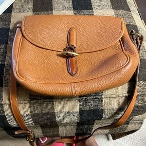 Dooney & Bourke Tan Leather Crossbody Bag